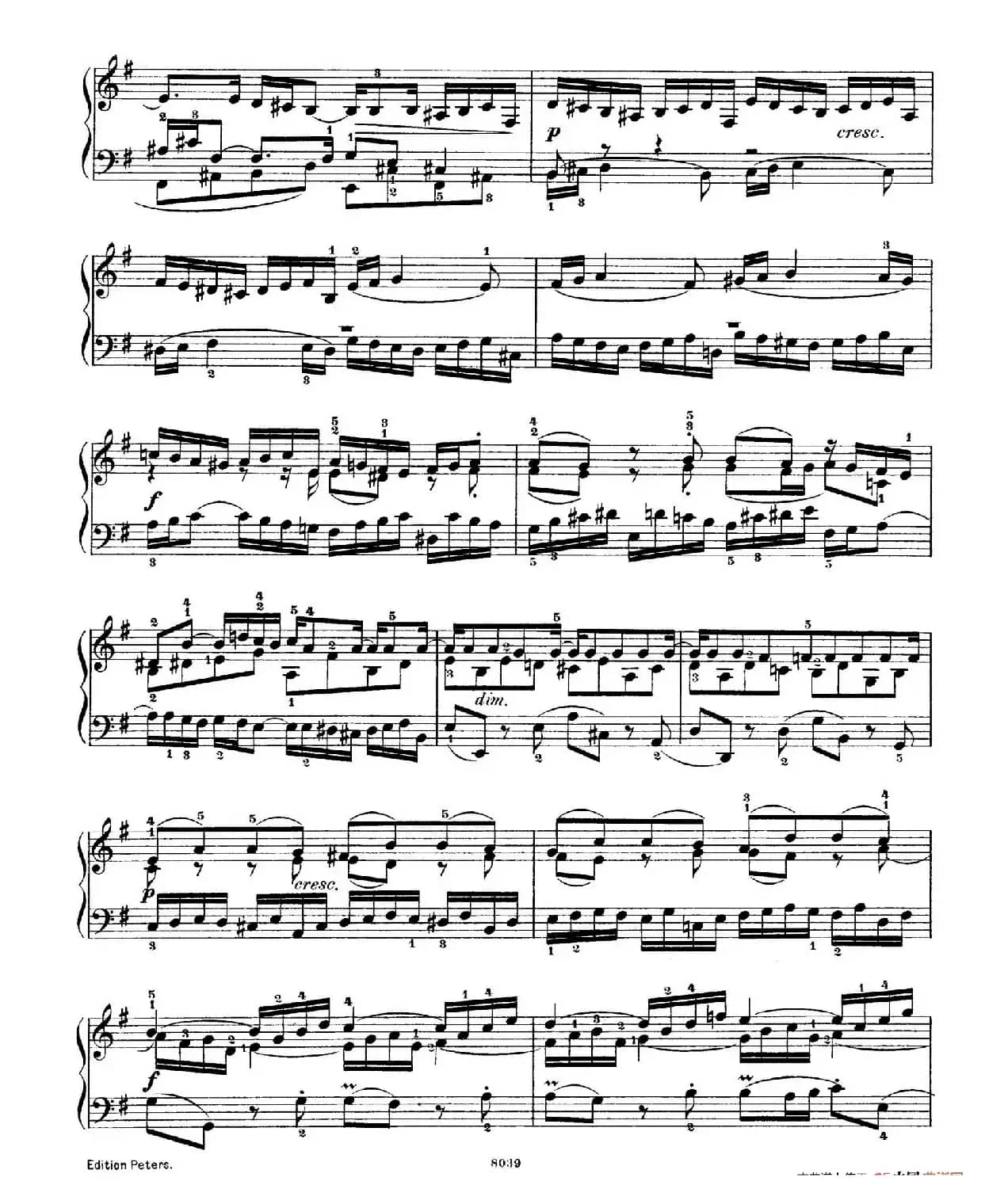 Six Partitas BWV 825-830（6首帕蒂塔·6）