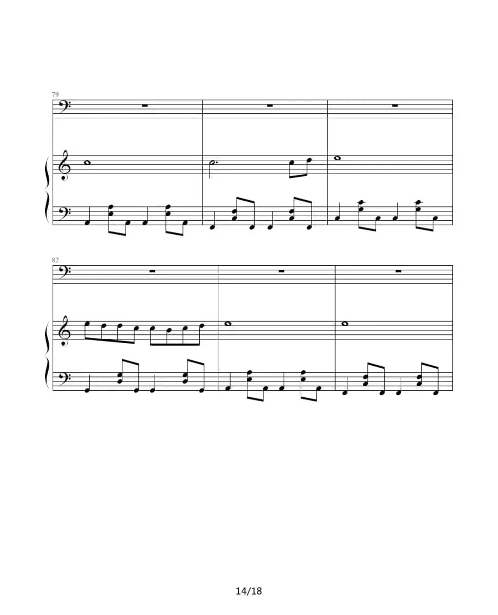 Title（钢琴伴奏谱）