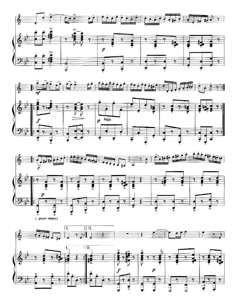 吉卜赛之歌（小号+钢琴伴奏）