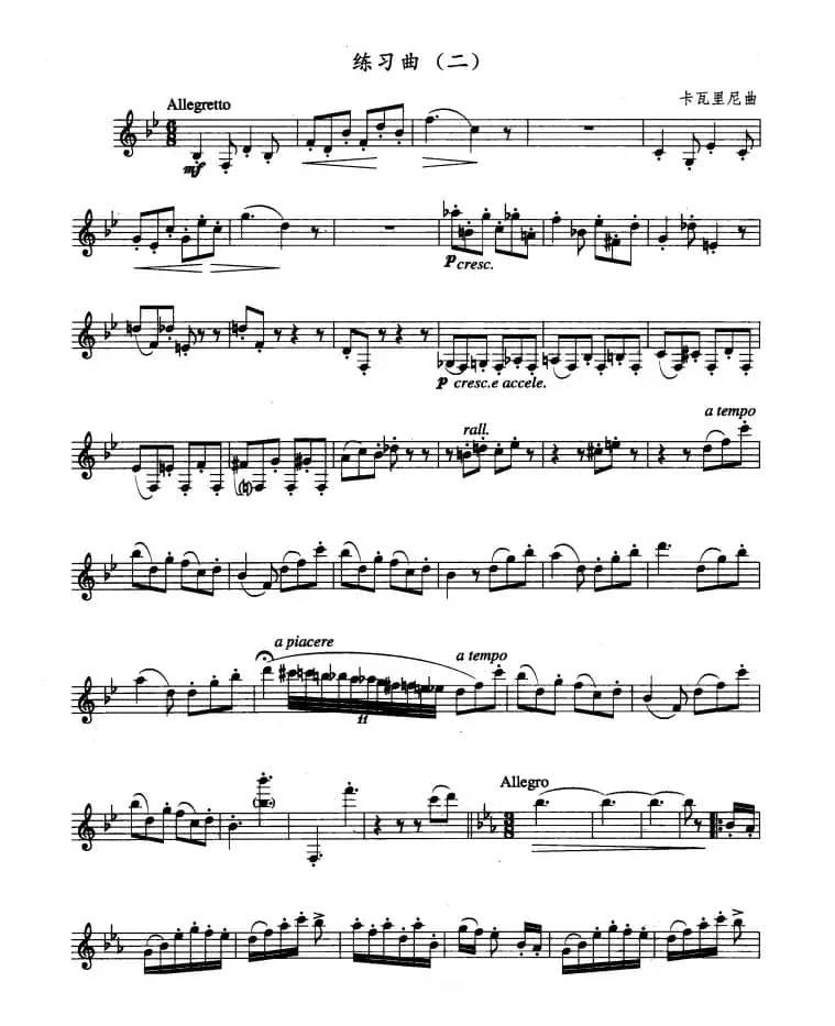 单簧管考级教材·第十级