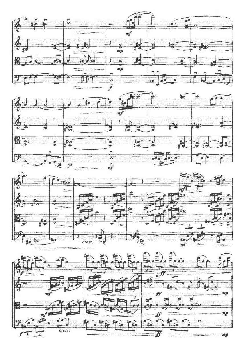 第一弦乐四重奏（杨玲玲作曲版）