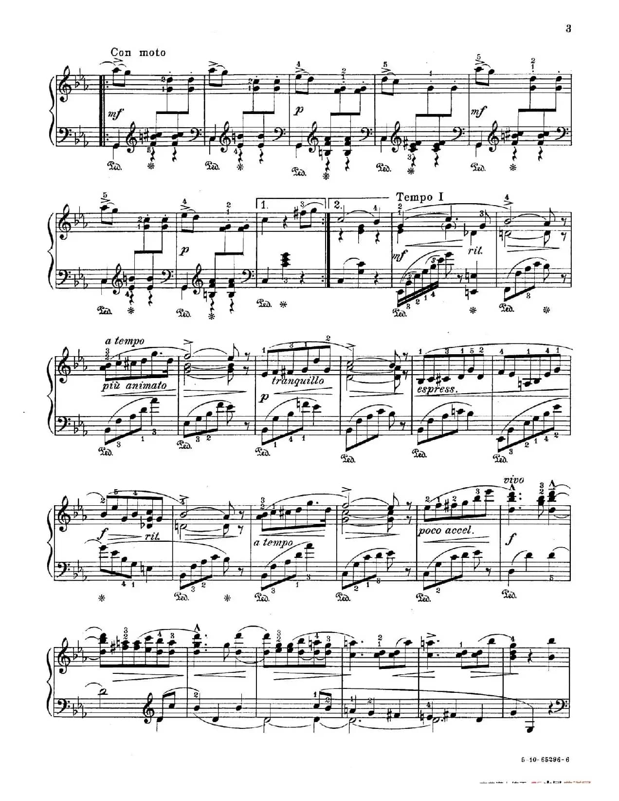 Valse Caprice in E-flat Major Op.53(降E大调随想圆舞曲)