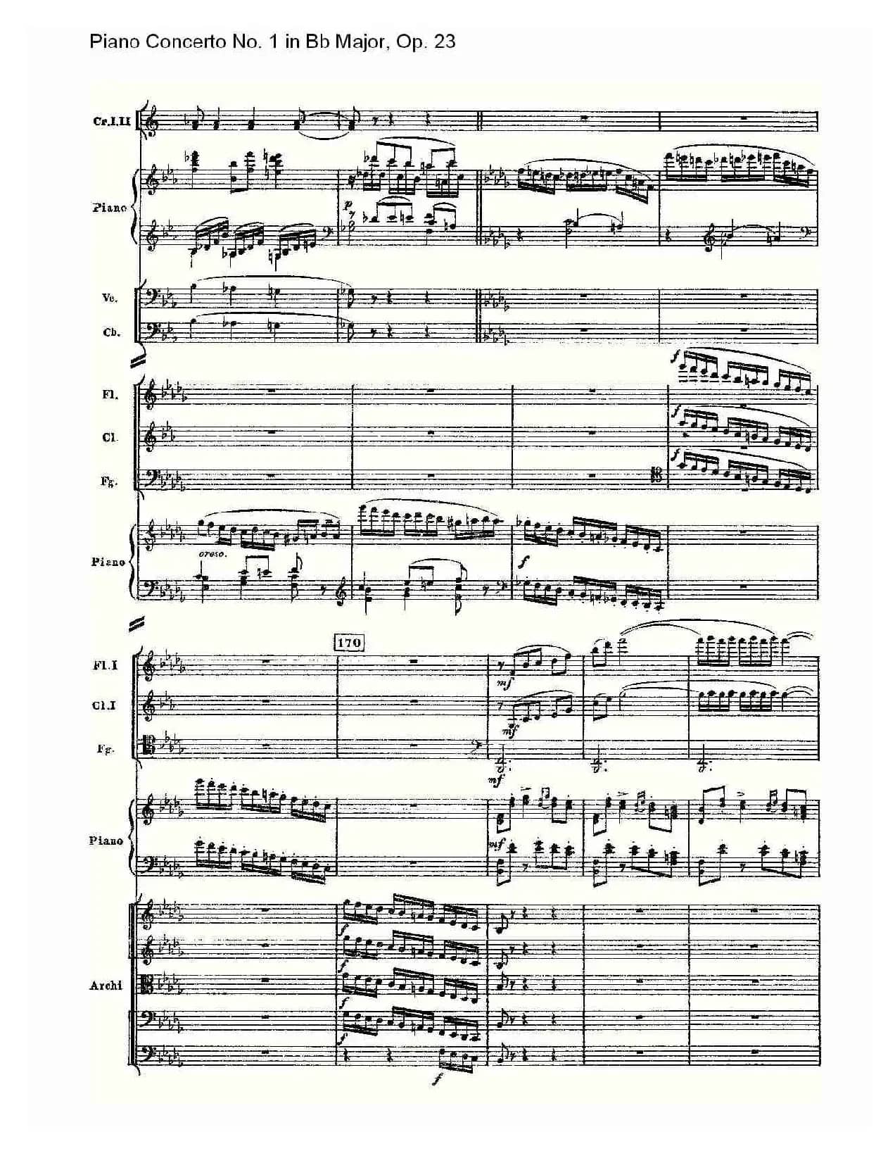 Bb大调第一钢琴协奏曲,Op.23第三乐章（一）