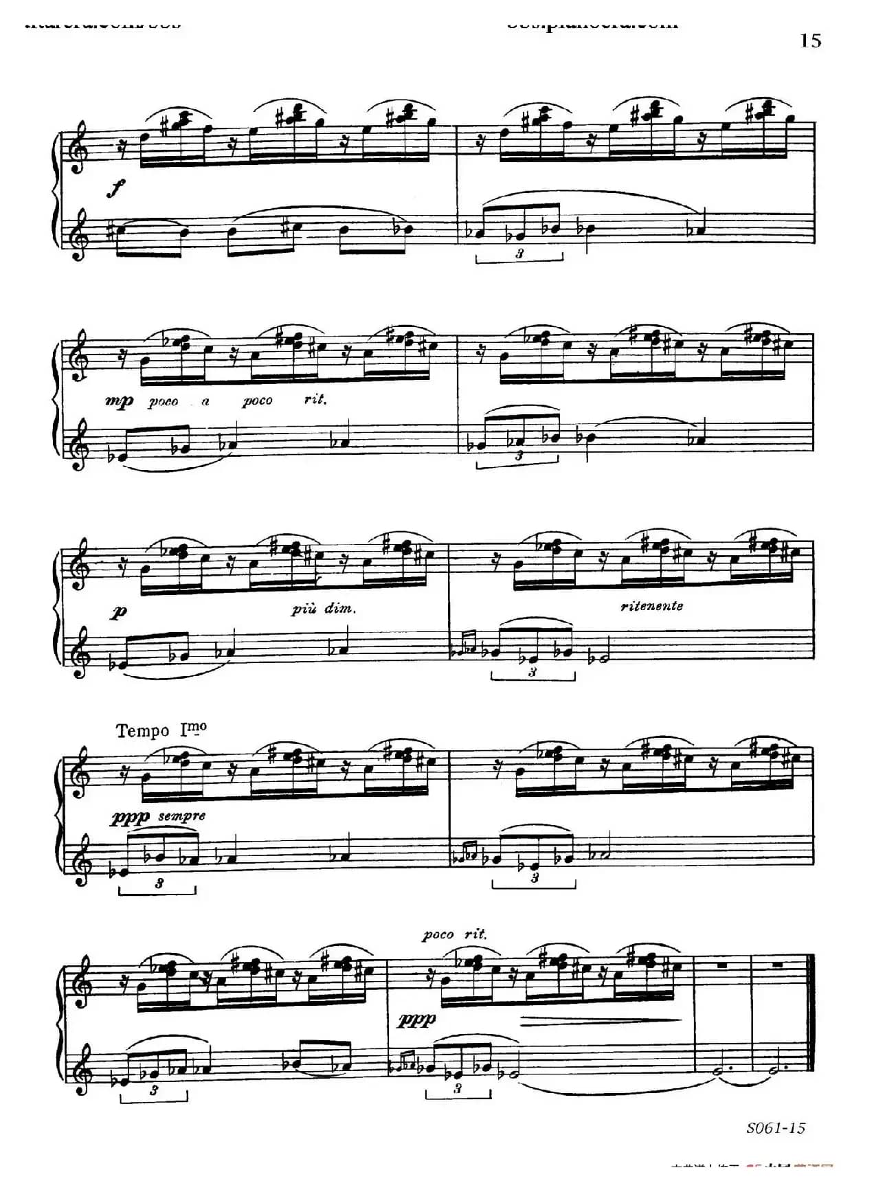 Poems of 1917 Op.41（1917之诗  3. 佛兰德斯东部）