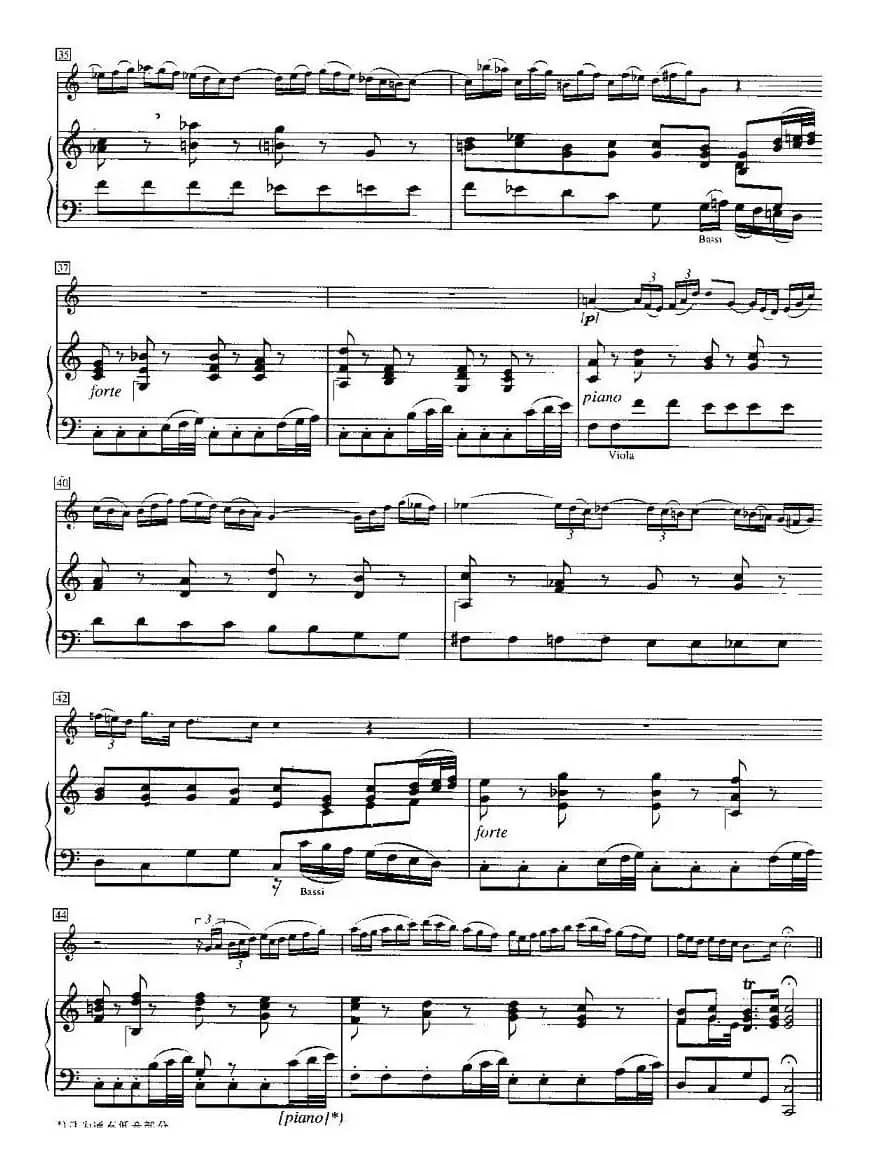 巴赫a小调小提琴协奏曲