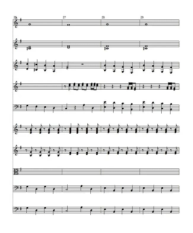 玛利诺之歌（管弦乐队总谱）