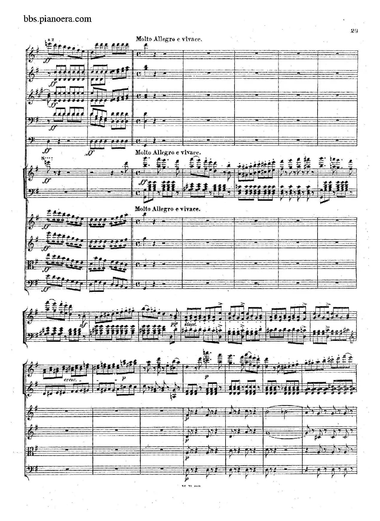Piano Concerto No.1 in g Minor Op.25（g小调第一钢琴协奏曲·总谱）