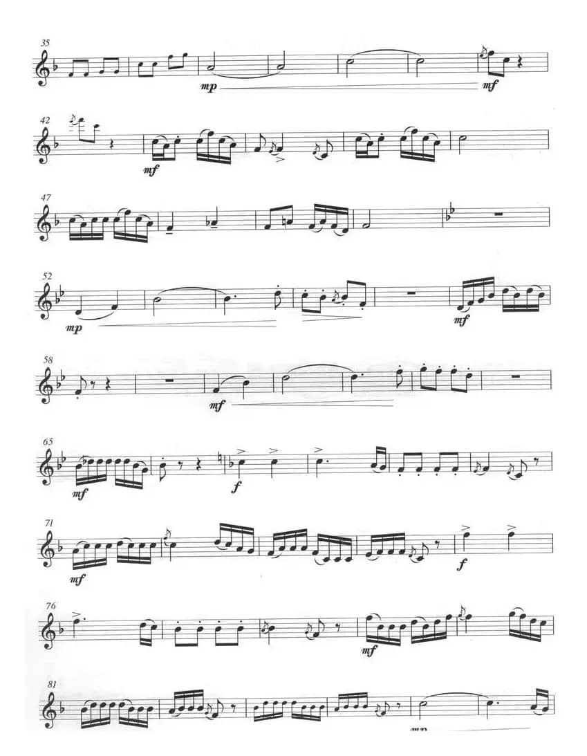 苗岭的早晨（小号）