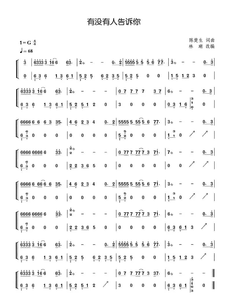 有没有人告诉你