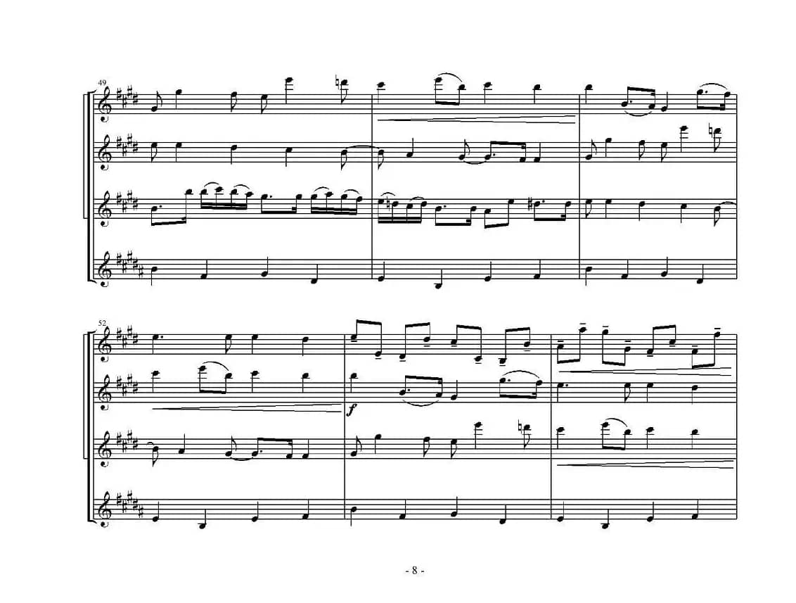 Kanon in D Dur（卡农四重奏）