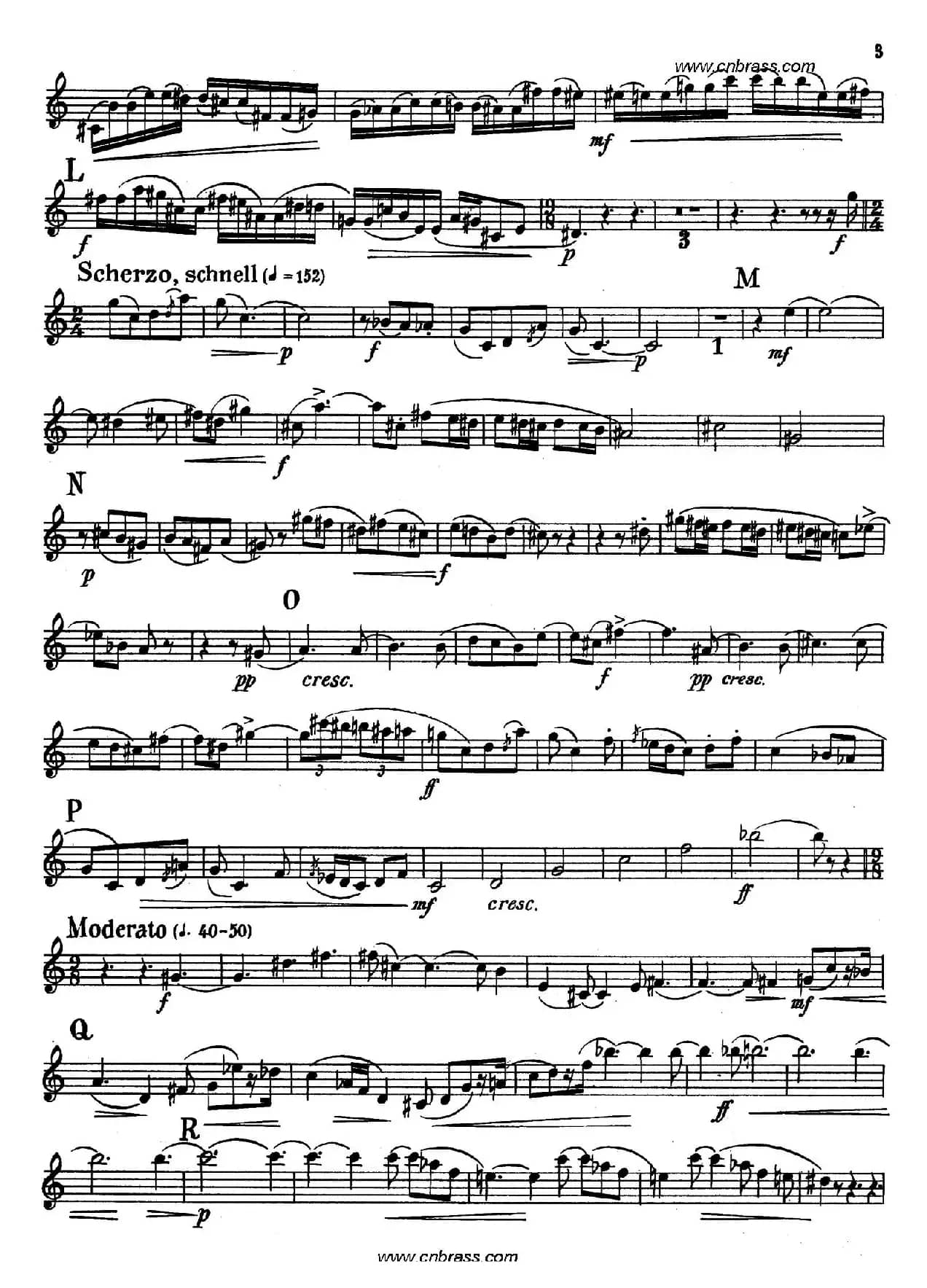 亨德米斯-奏鸣曲（圆号独奏）