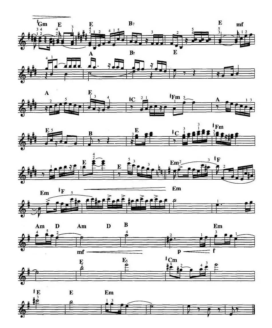 蓝天（立茨纳曲、陈方编配版）