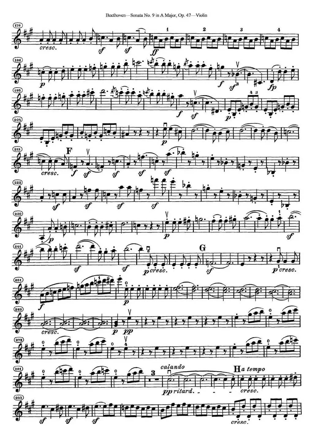 Violin Sonata No.9 in A Major Op.47