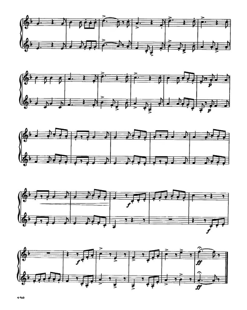 圆号二重奏（12——16）