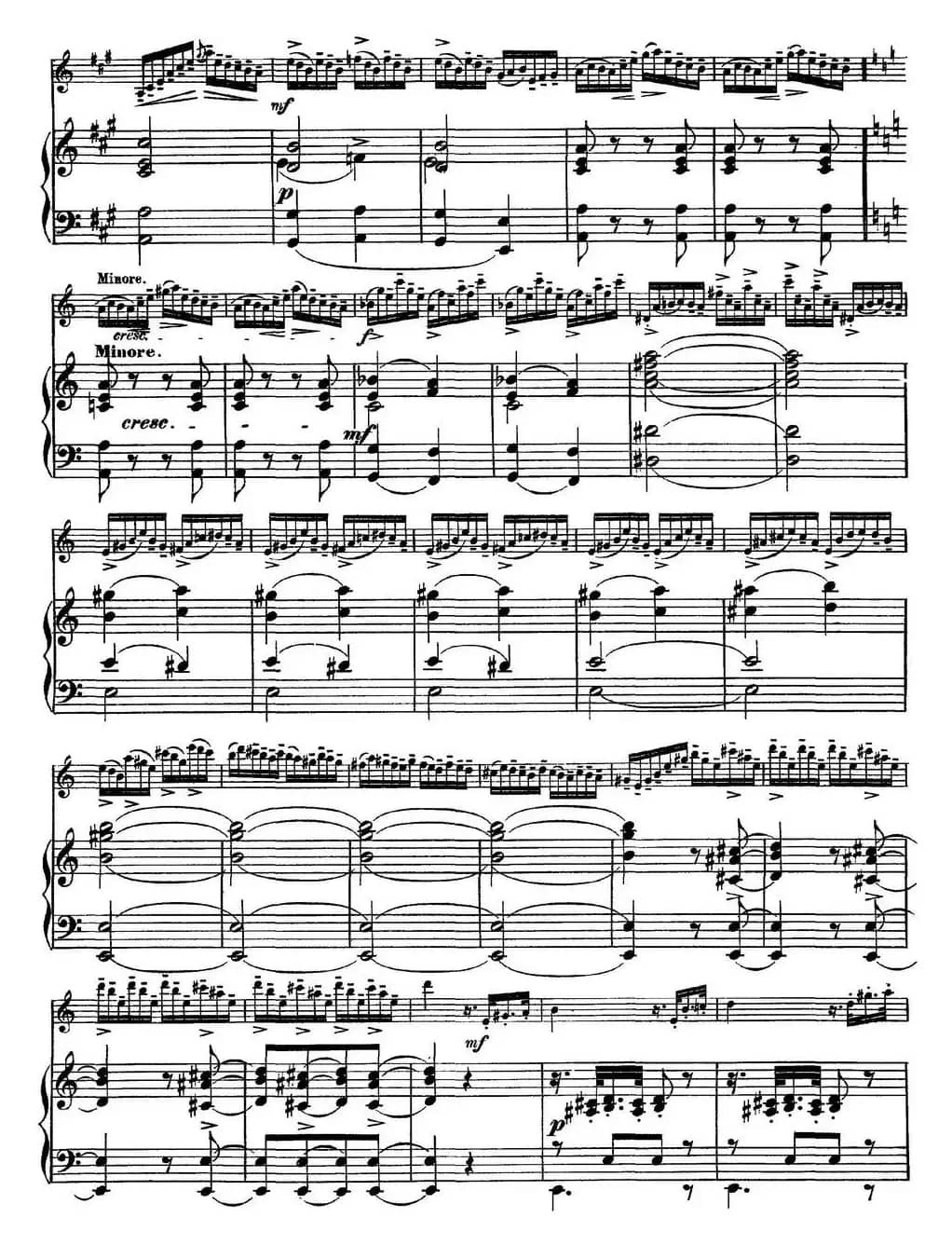 Rode Concerto No.7 in A Major（小提琴+钢琴伴奏）