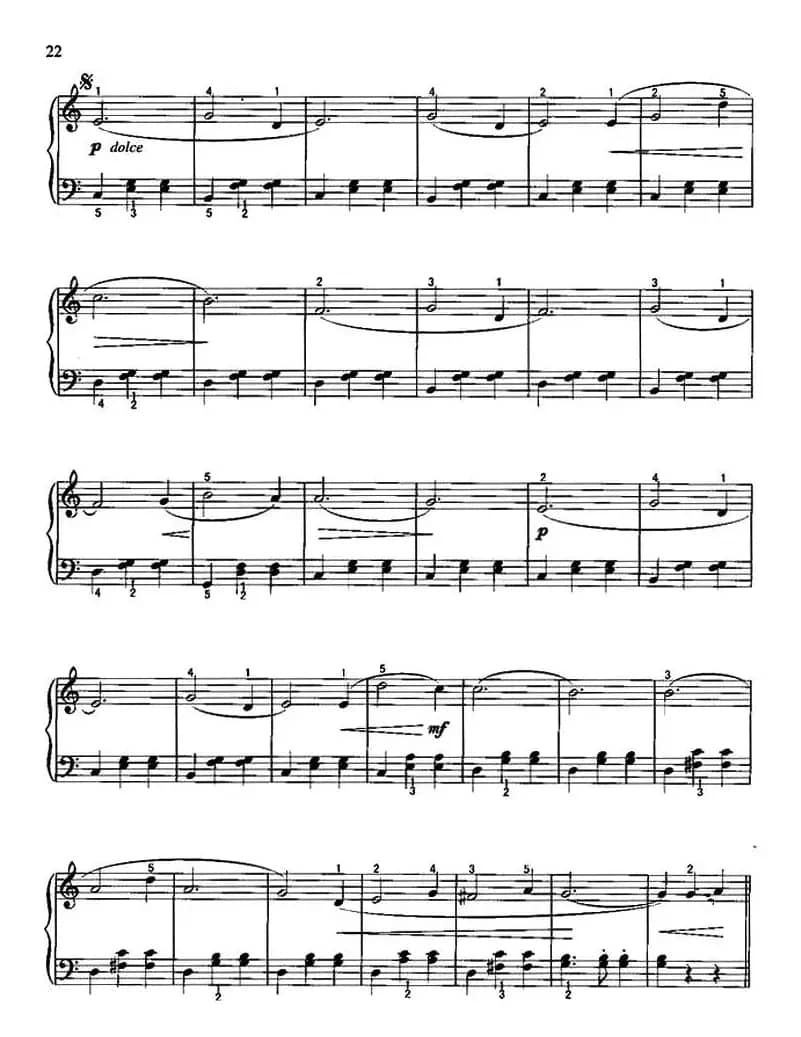 水仙女（钢琴小曲）