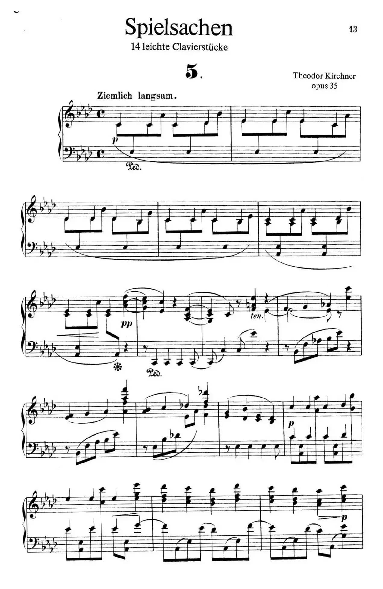 Spielsachen Op.35（玩具·5）