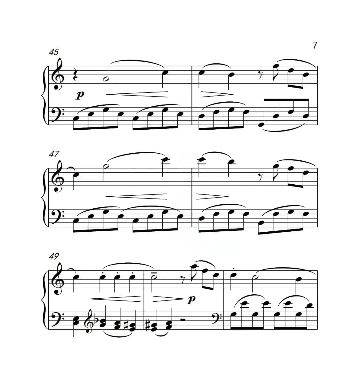 第四级B组 小奏鸣曲（中国音乐学院钢琴考级作品1~6级）