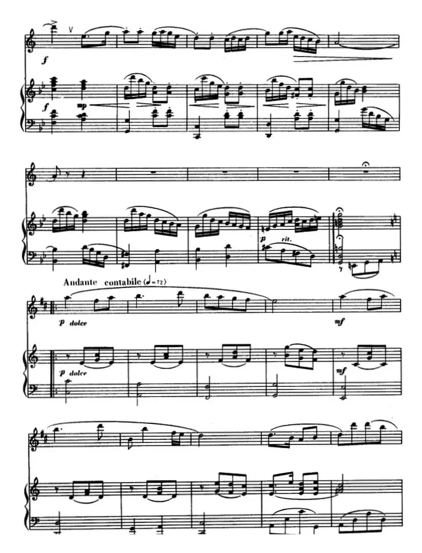 回旋曲 （单簧管+钢琴伴奏）