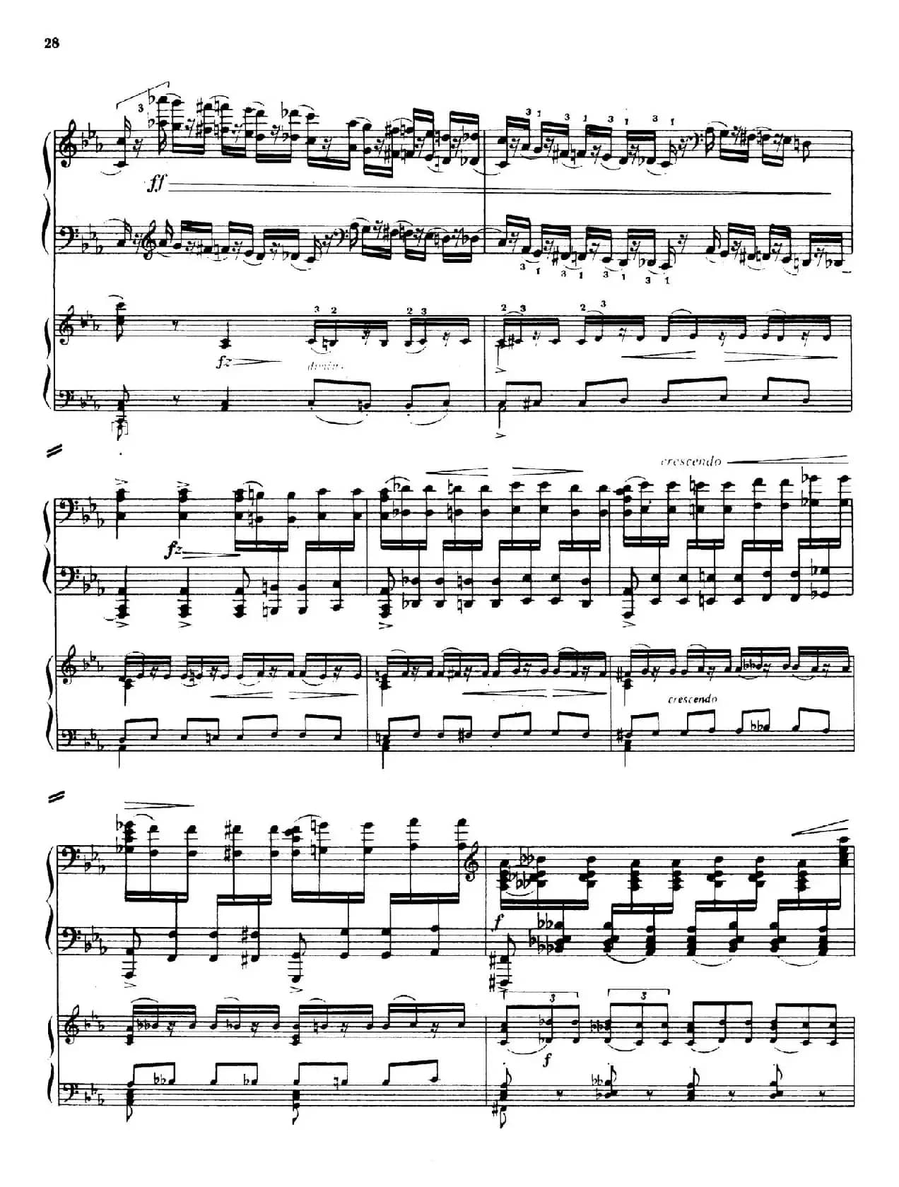 Piano Concerto No.2 in c Minor Op.50（c小调第二钢琴协奏曲·Ⅰ·双钢琴）