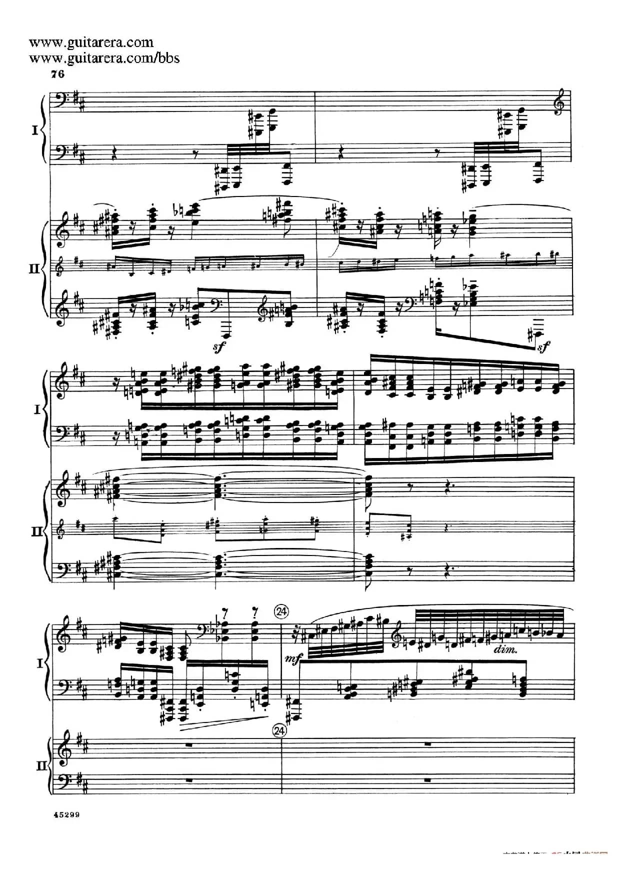 Piano Concerto Op.38（钢琴协奏曲·双钢琴·第三乐章）