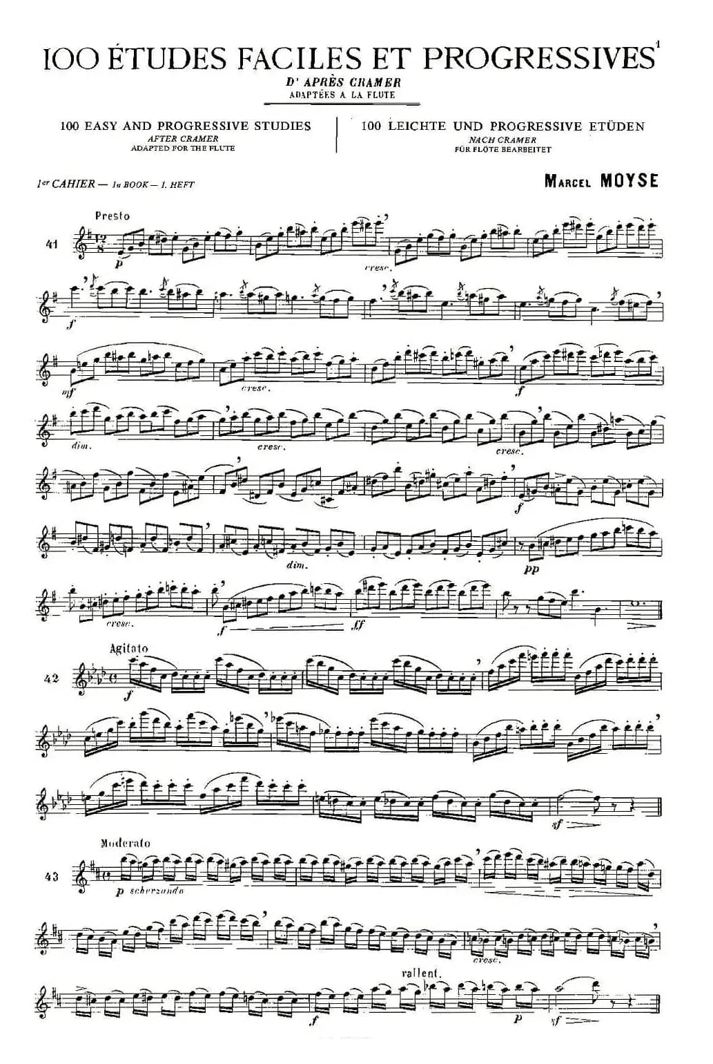 moyse - 100首练习曲之41—49