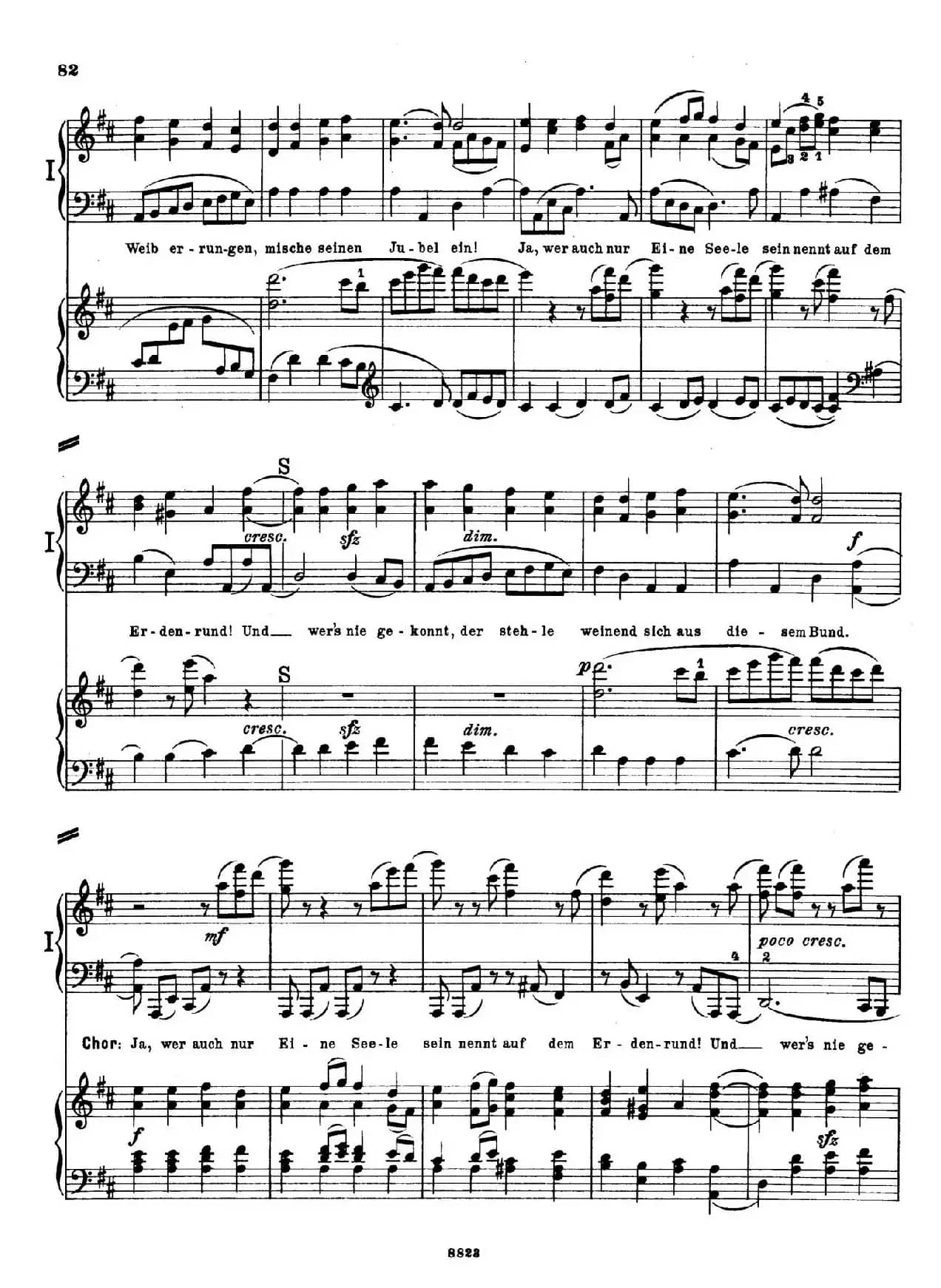 d小调第九交响曲 Op.125(双钢琴P73——82)