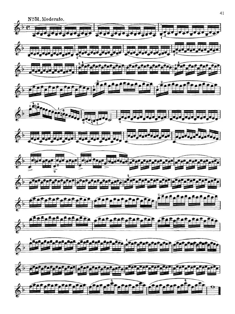 沃尔法特60首练习曲 Op.45（第41-49页）