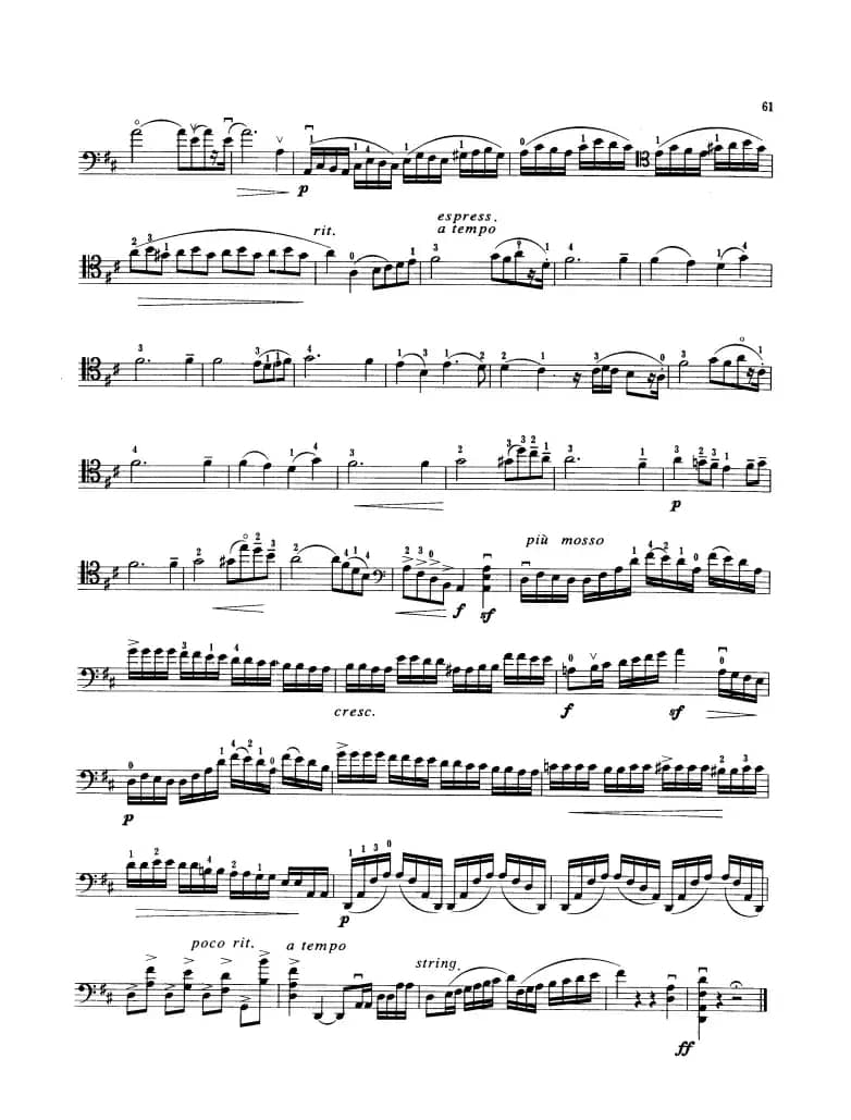 涅尔克小协奏曲（D大调）（大提琴）