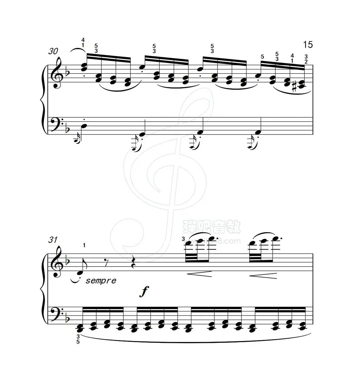 练习曲 46（克拉莫钢琴练习曲60首）