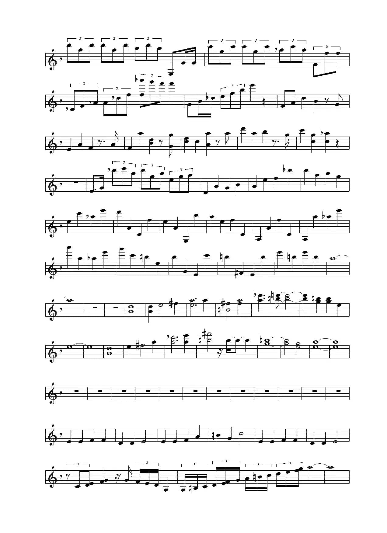 Happy Valley（小提琴谱）