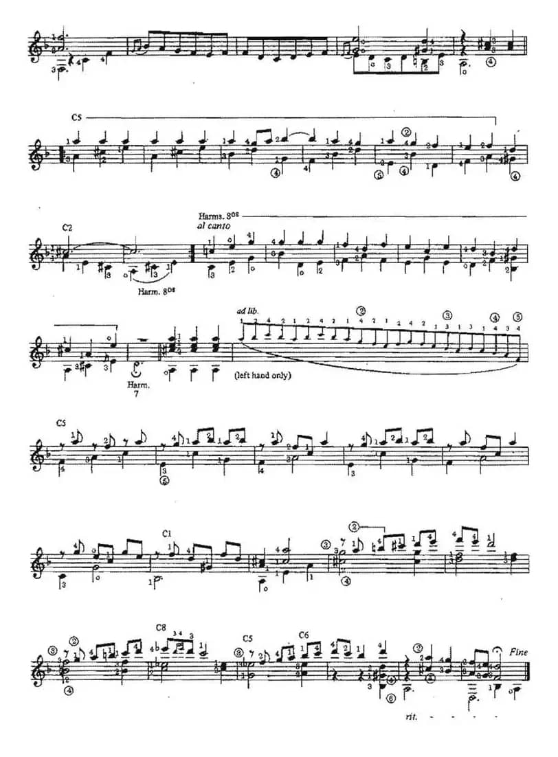 Capricho Espanol（古典吉他）