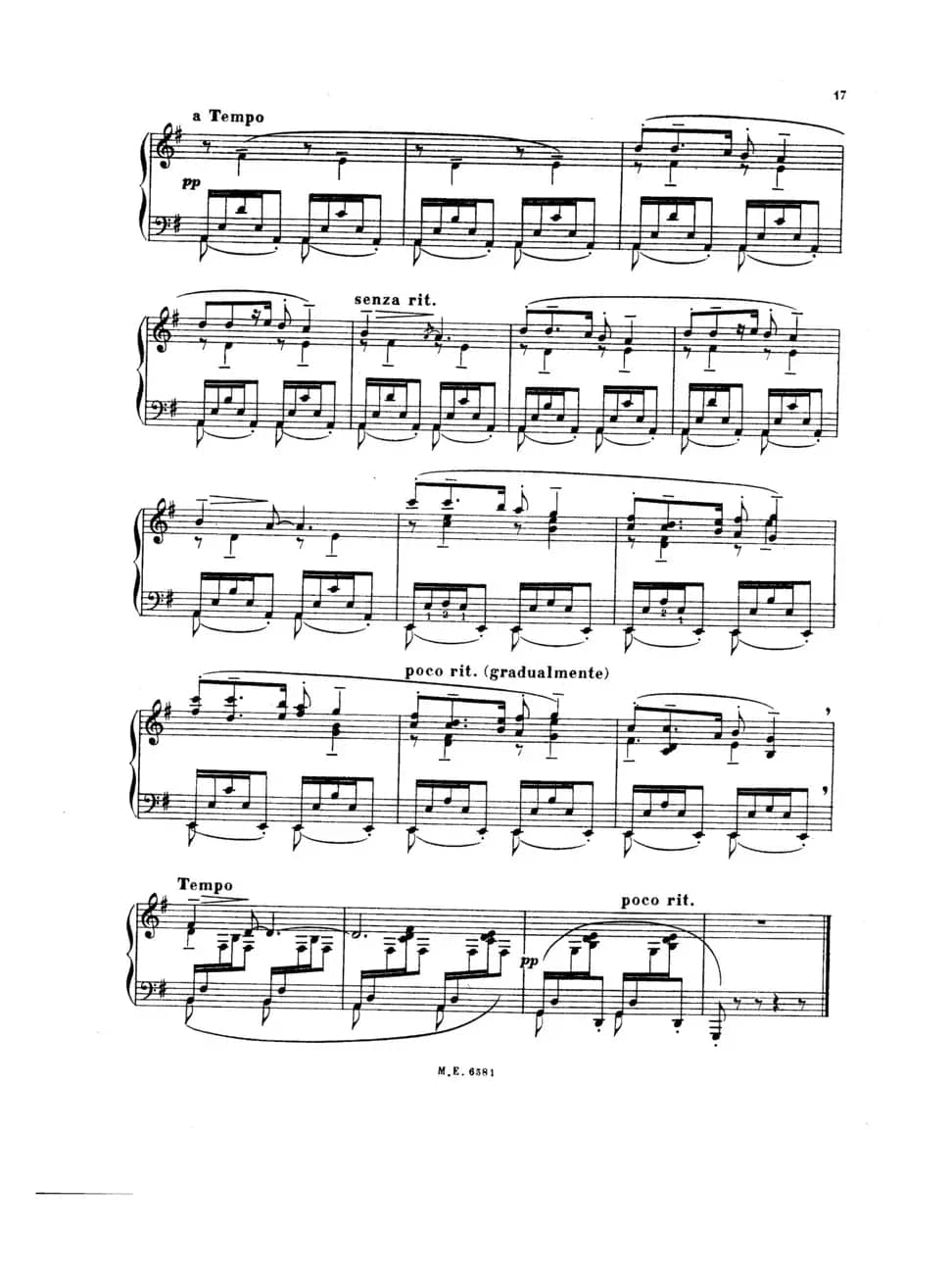 7 Canciones Populares Espanolas（七首西班牙民歌·6·钢琴独奏版）