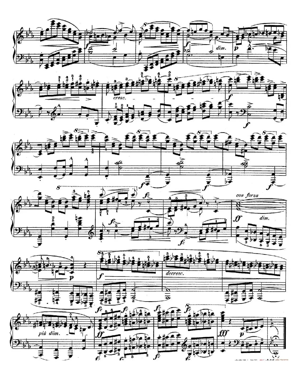 Piano Sonata No.1 in c Minor Op.4 (c小调第一钢琴奏鸣曲)