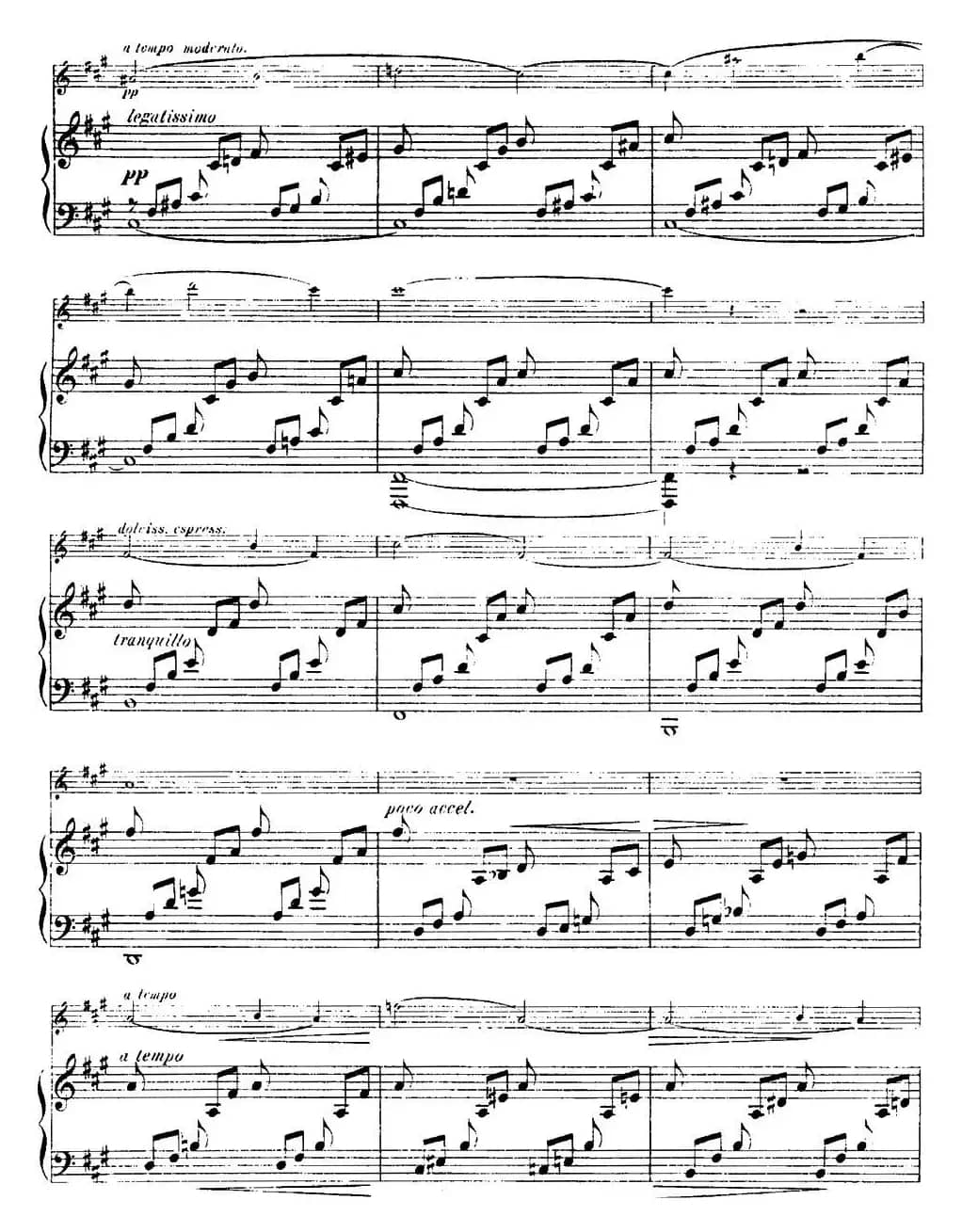 法朗克《A大调小提琴奏鸣曲》（III）（小提琴+钢琴伴奏）