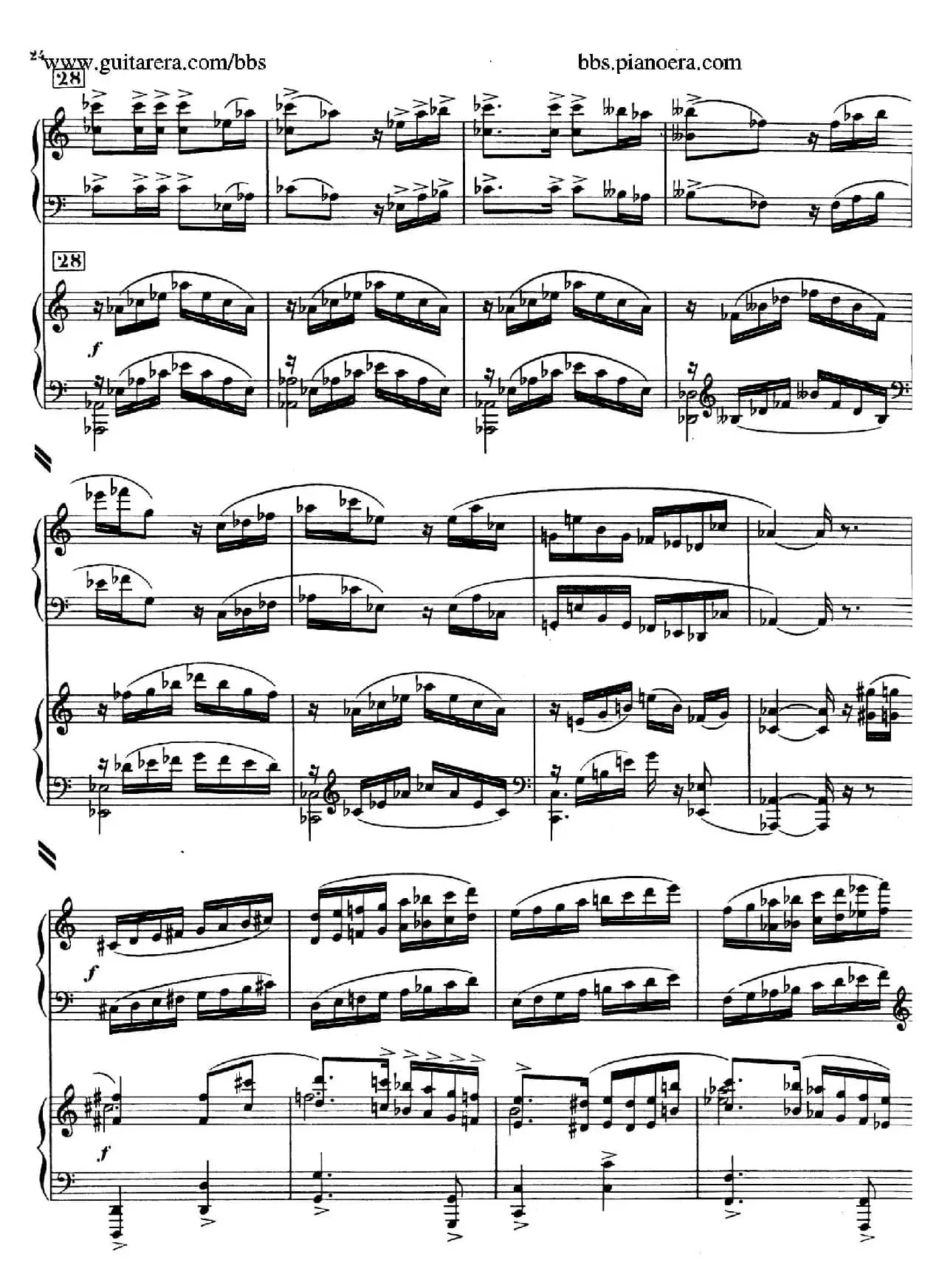 Piano Concerto in c-sharp Minor （升c小调钢琴协奏曲·第一乐章）