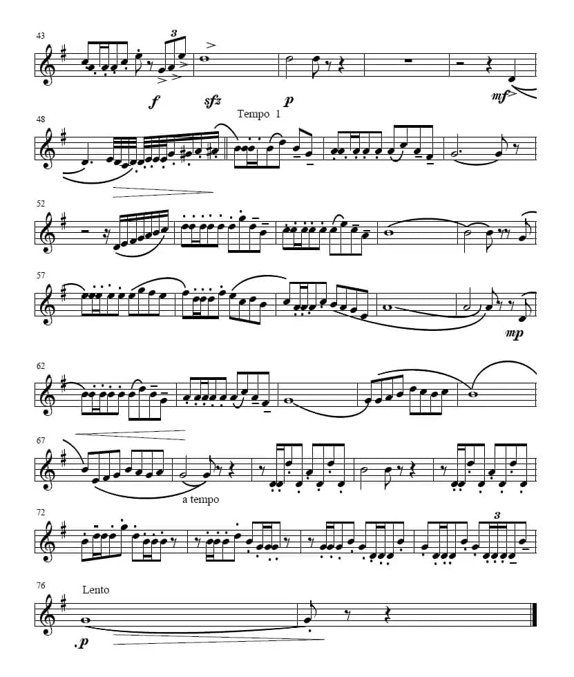 号手小夜曲（小号谱）