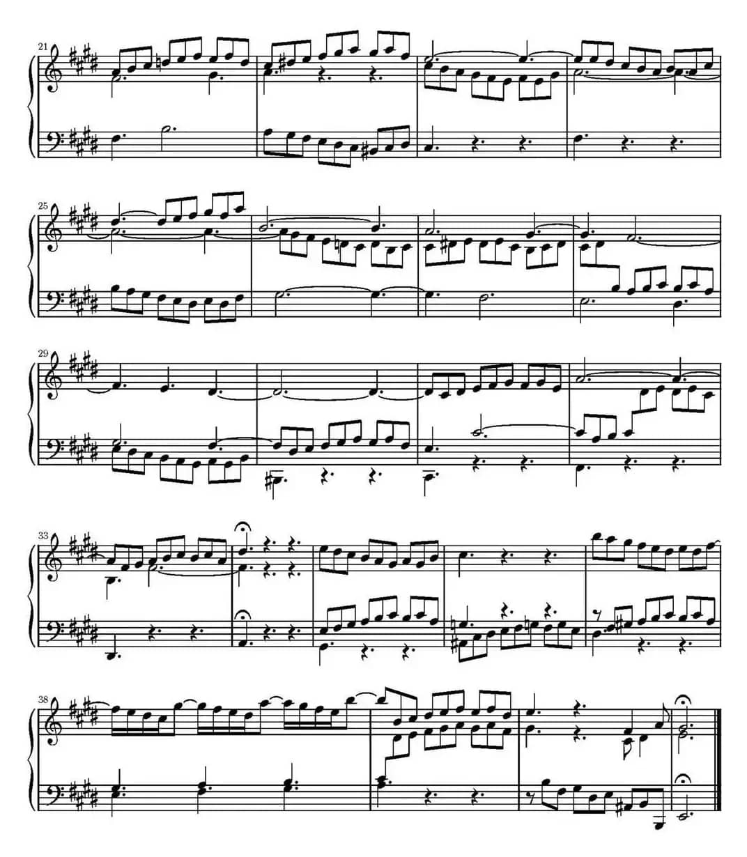 15首巴赫三部创意曲集（NO.6）