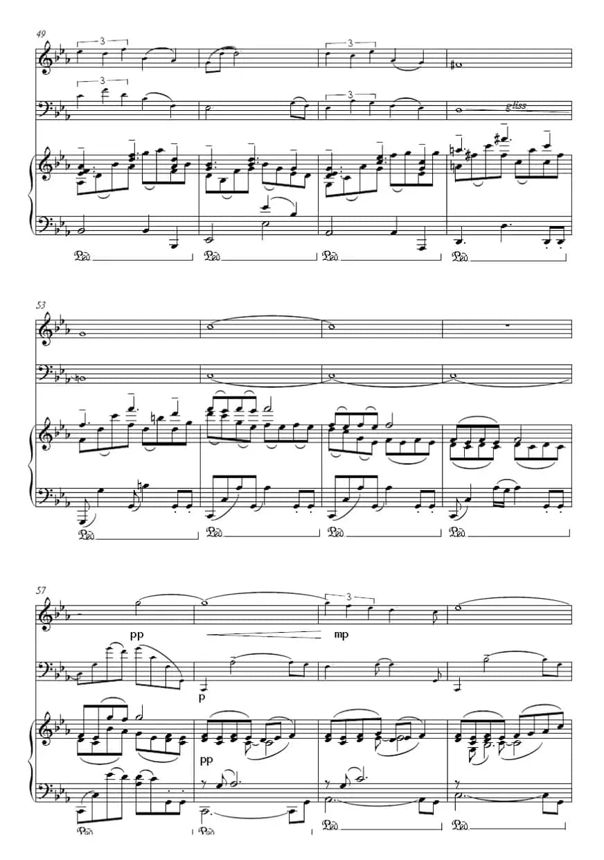 Oblivion 遗忘（小提琴+大提琴+钢琴伴奏）