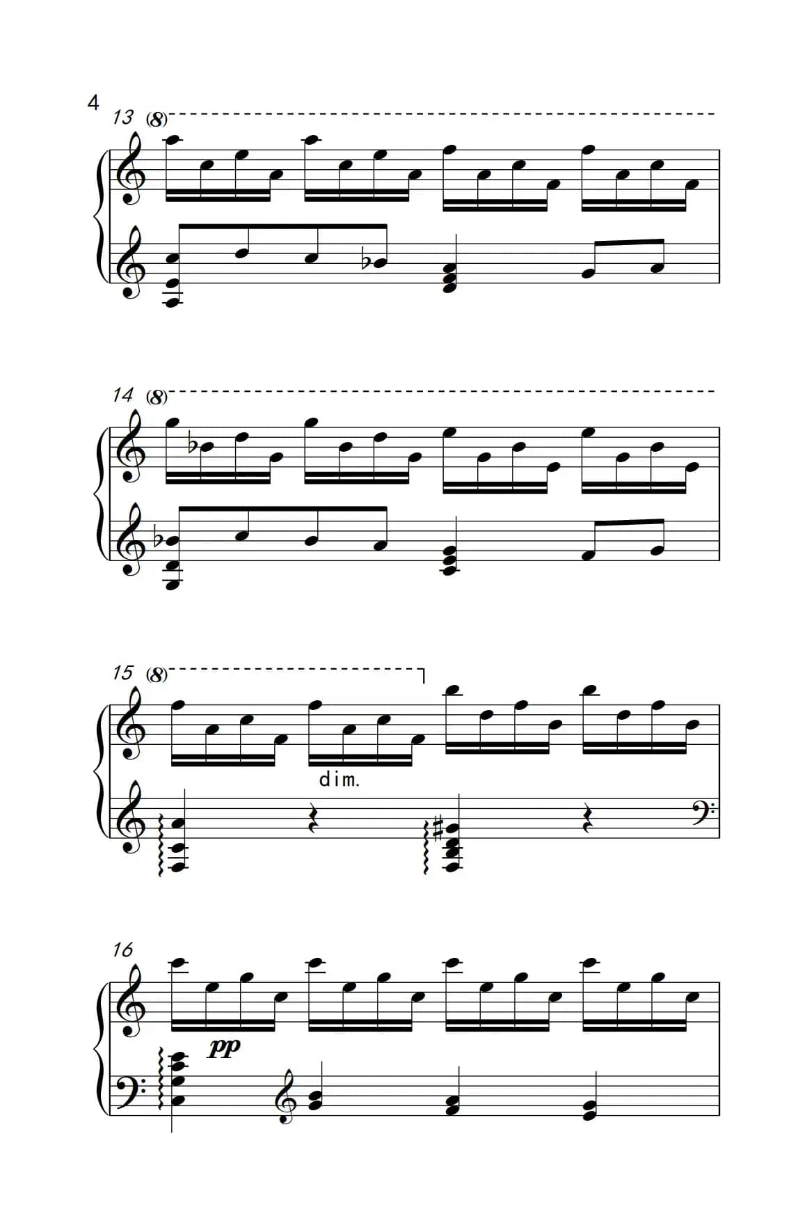 第九级1.前奏曲 Op.12 No.7（中央音乐学院 钢琴（业余）考级教程 7-9级）