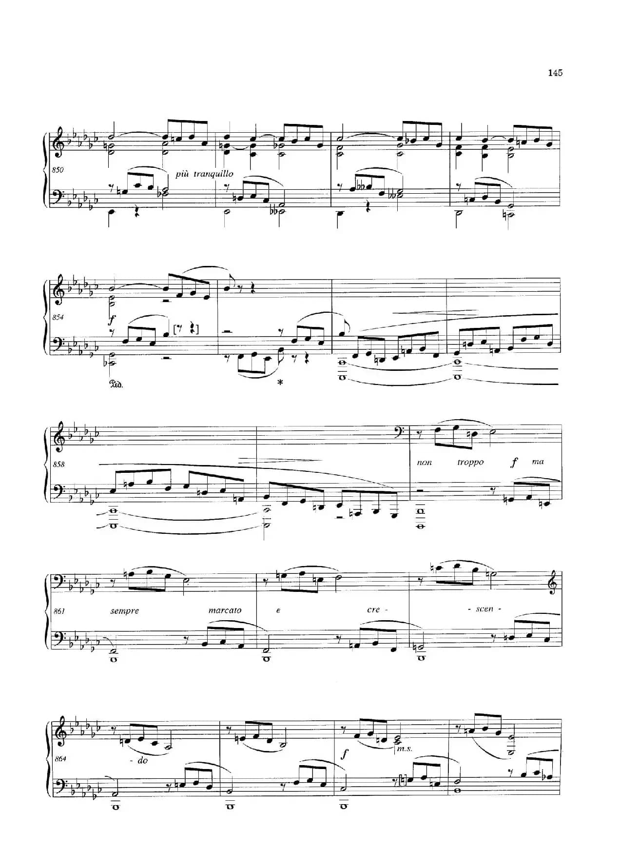 Variations and Fuge in e-flat Minor Op.23（降e小调主题变奏与赋格）