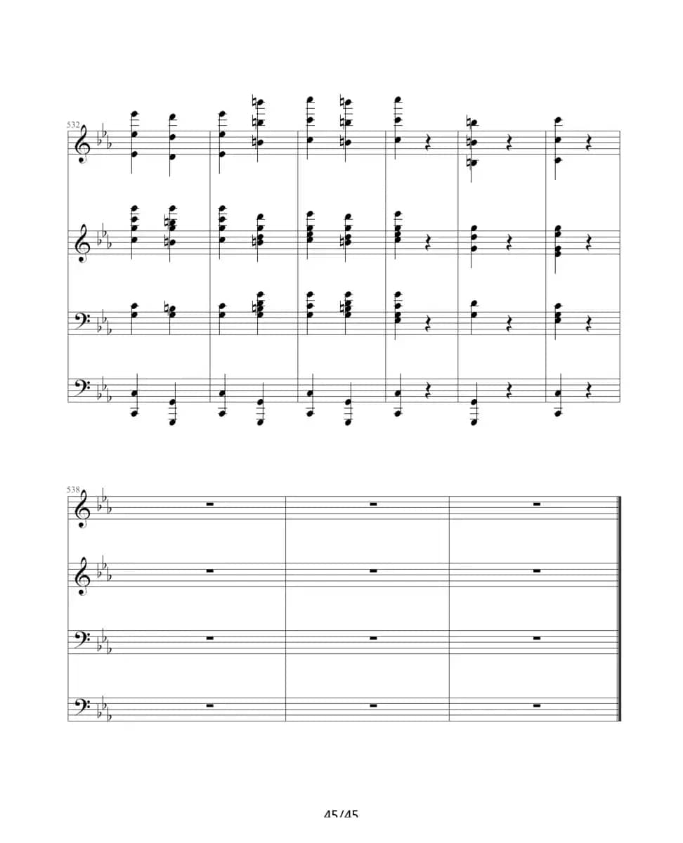 命运交响曲（四手联弹）