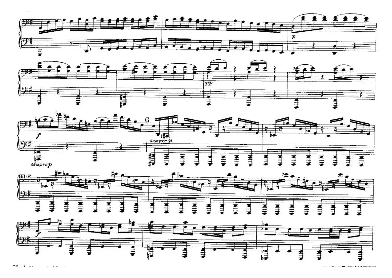 Brandenburg Concerto No.3 in G Major BWV.1048（G大调第三勃兰登堡协奏曲·四手联弹版）