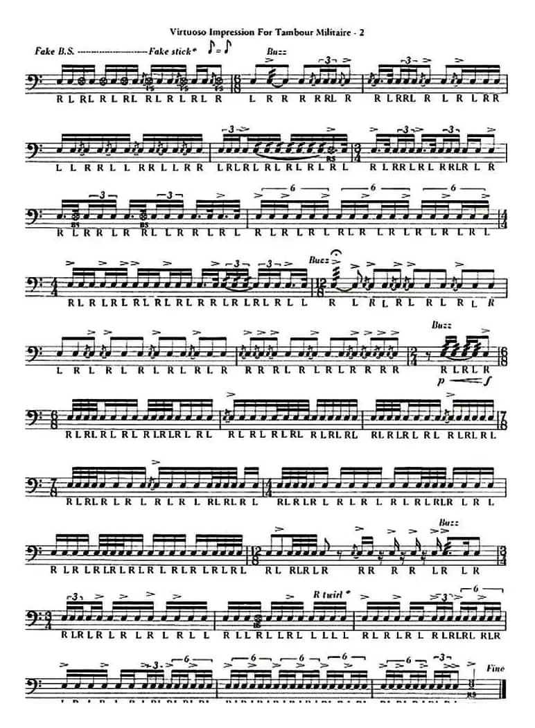 超正规军鼓独奏练习（1）