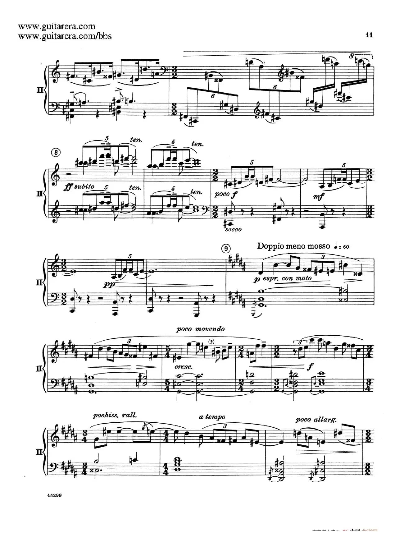 Piano Concerto Op.38（钢琴协奏曲·双钢琴·第一乐章）