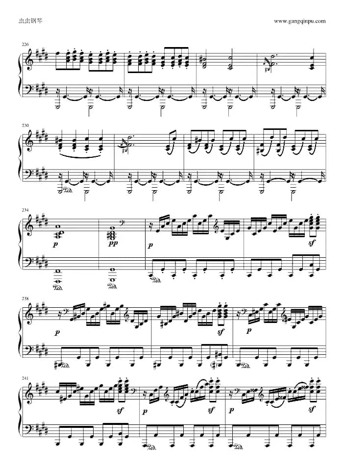 月光奏鸣曲（1，2，3乐章）