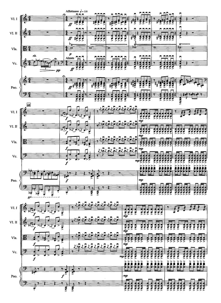 瑶山风（钢琴弦乐五重奏）