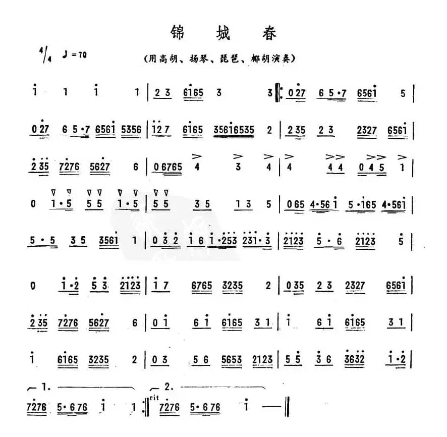 锦城春