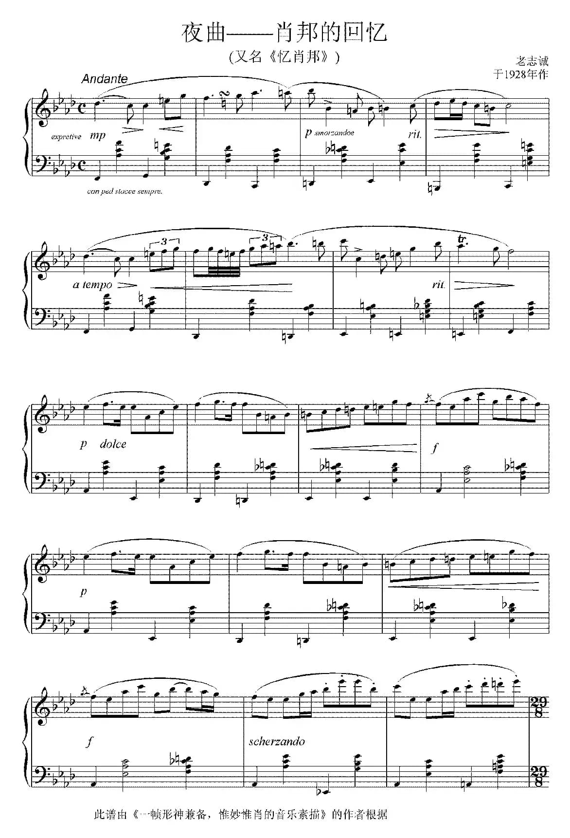 夜曲—肖邦的回忆（又名：忆肖邦）