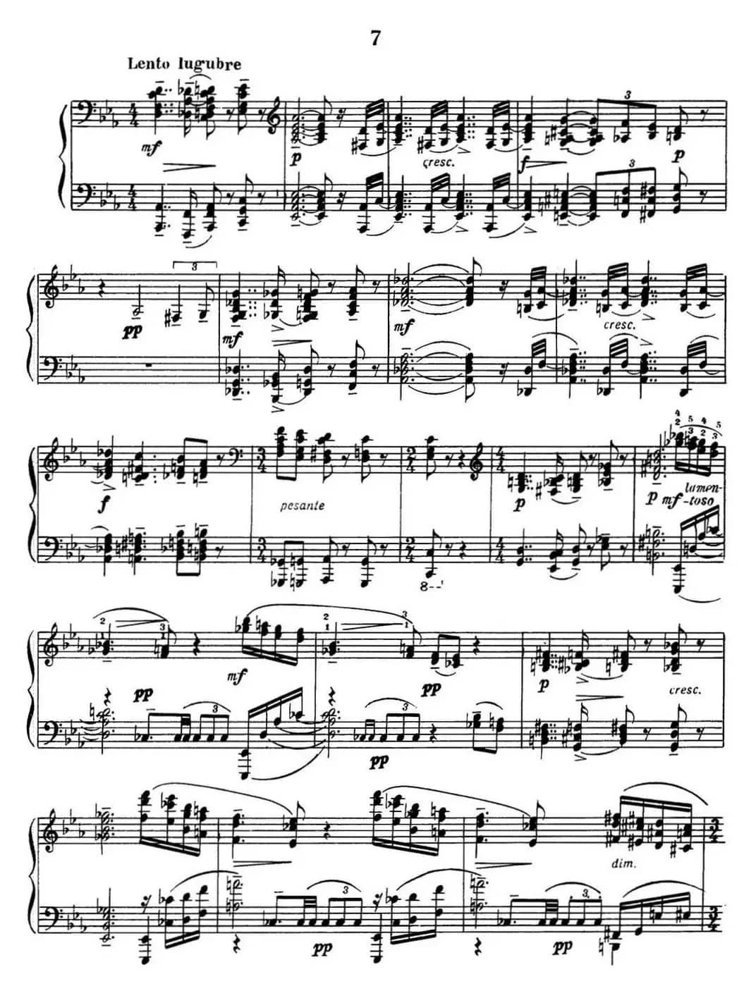 拉赫玛尼诺夫 音画练习曲15或16 Etudes tableaux Op.39 No.7